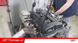 Первый запуск двигателя и замер компрессии 4b11 63733