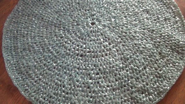 Коврик Крючком из полиэтилена. смотреть онлайн