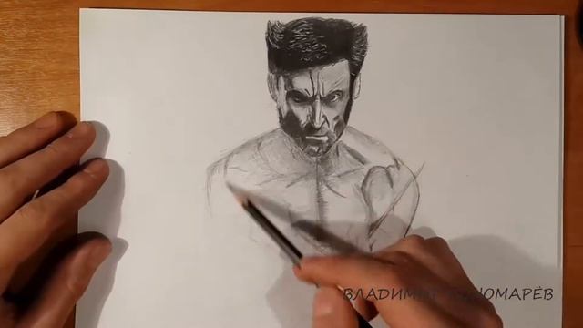 Как нарисовать Росомаху. How to draw Wolverine. смотреть онлайн
