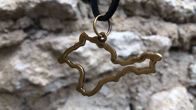 Бронзовый кулон Крым Подвеска на шею Летнее украшение Крымский сувенир из Крыма Подарок девушке Кры