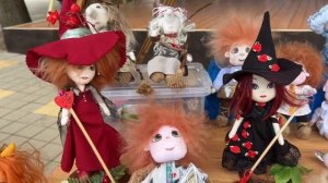 ВЫШЛА НА ЯРМАРКУ С ВЯЗАНЫМИ ИГРУШКАМИ | ЯРМАРКА В ДЕТСКОМ ПАРКЕ | СМОТРИМ РАБОТЫ ДРУГИХ МАСТЕРОВ