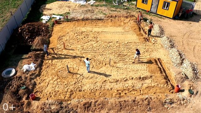 УШП под каркасный дом. Этапы устройства фундамента. Утепленная шведская плита. Построй Себе Дом.