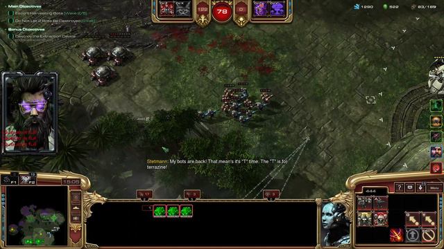 StarCraft II Co-op: Growing Threat Mengsk Solo смотреть онлайн