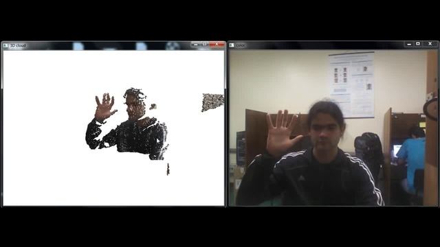 Kinect SDK, OpenCV and PCL Integration. смотреть онлайн
