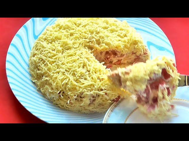 Салат с крабовыми палочками  ИЗЫСКАННЫЙ!!! НЕРЕАЛЬНО ВКУСНЫЙ!!!!