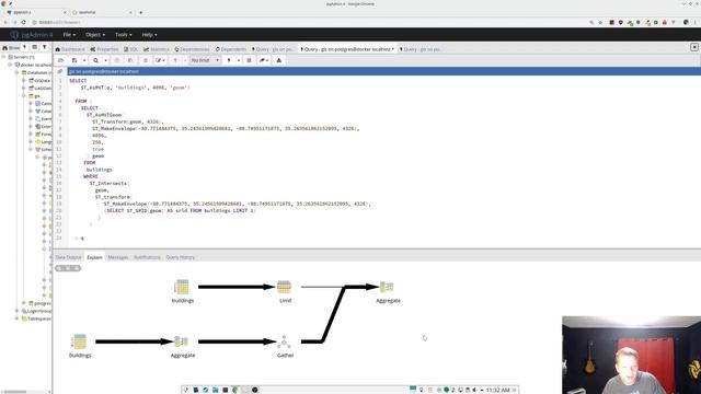 Query optimization in Postgres