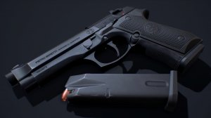 Beretta 92 - Неполная/Полная разборка/сборка и Функционирование