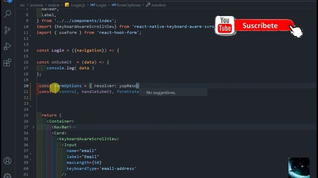 Como validar Formularios en tiempo real en React Native Tutorial usando Hooks смотреть онлайн