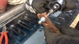 Установка резьбовой заклепки без спец инструмента