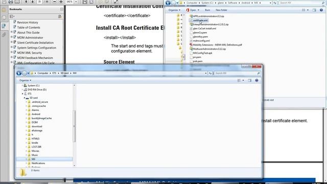 Install public cert to Motorola Android device смотреть онлайн