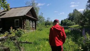 Деревня Машкино. Осталось три жилых дома.