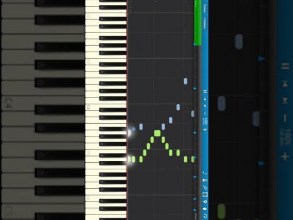 Русская плясовая - Как играть на пианино #shorts #pianotutorial #synthesia