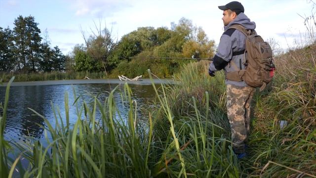 Ловля щуки на спиннинг осенью. Щучье озеро в Подмосковье. Ловля щуки в СЕНТЯБРЕ. смотреть онлайн