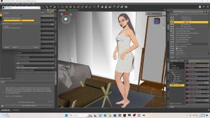 Daz Studio Basic D-Force Posing Tutorial #1
