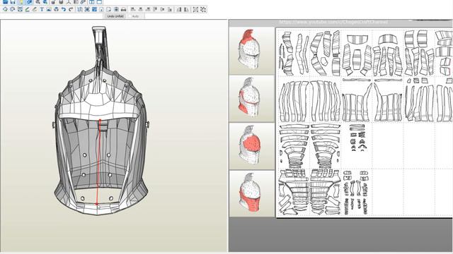Pepakura развертки: Dark Souls III Faraam Helm смотреть онлайн