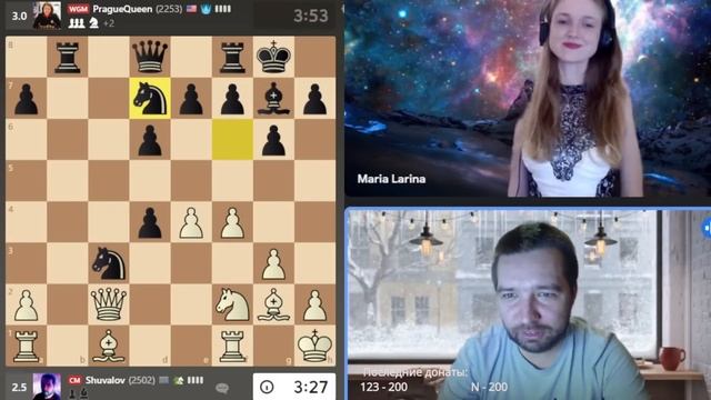 Она будет моим мозгом! Hand & Brain с WFM Марией ЛАРИНОЙ смотреть онлайн