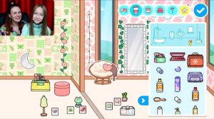 Реакция на НОВЫЙ пак мебели. Комната для мамы vs дочки в Тока Бока