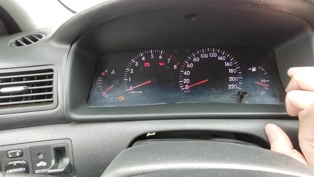 Регулировка яркости панели приборов в Toyota Corolla 120 смотреть онлайн