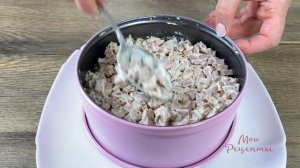 САЛАТ "СНЕЖНАЯ КОРОЛЕВА" Один из моих любимых салатов!