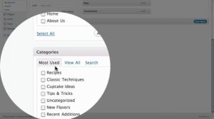 How to add blog categories to your WordPress menu