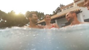 Надувной бассейн джакузи с подсветкой Lay Z Spa Hollywood, 60059, Bestway