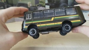 Обзор модели Паз-3206, масштаб 1:43, "Autotime".