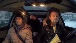 Красиво спели в машине ,,Журавлиный крик,,