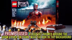 ATTACK on TITAN Lego Sets | Lego Creations from DALL·E3