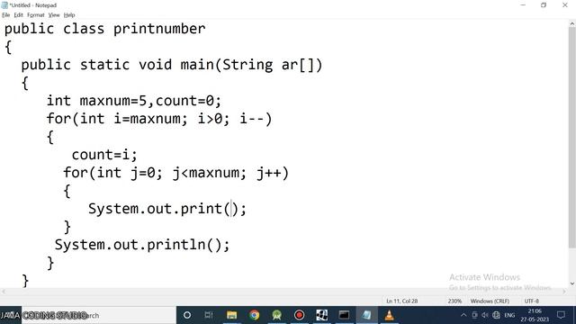 WAP in java to print 5 5 5 5 5 4 5 5 5 5 смотреть онлайн