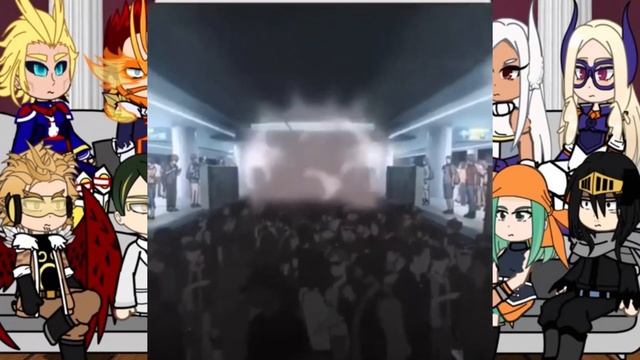 MHA/BHNA Pro heroes react to Gojo vs Sukuna || Gacha React смотреть онлайн