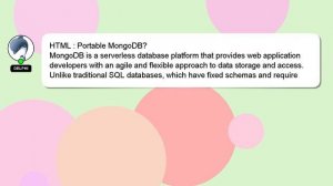 HTML : Portable MongoDB?