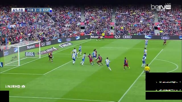 أهداف برشلونة و اسبانيول - الدوري الاسباني - الجولة 37