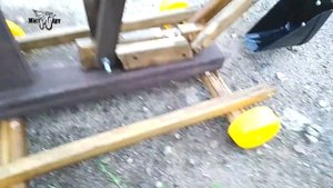 Детский ЭКСКАВАТОР в песочницу своими руками. Children's EXCAVATOR in the sandbox with their hands