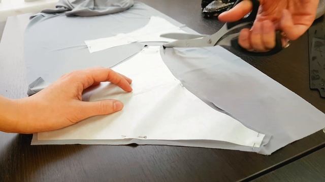 Как сшить раздельный купальник из пайеток. Выкройка, крой, пошив трусиков