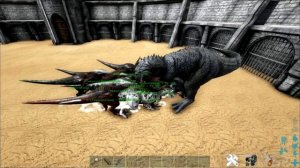 Ark Survival Evolved ГИГАНОТОЗАВР ПРОТИВ ТИРАННОЗАВРА