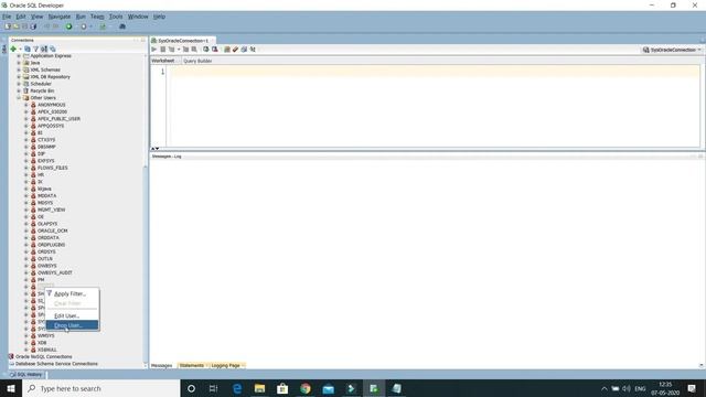 How to Unlock users using Oracle SQL Developer? || Oracle SQL Developer Tutorial