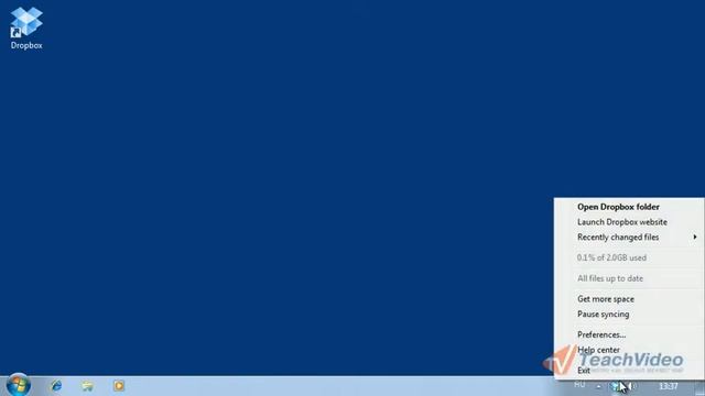 Интерфейс Dropbox смотреть онлайн