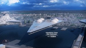 Star Wars Starships Size Comparison 3D