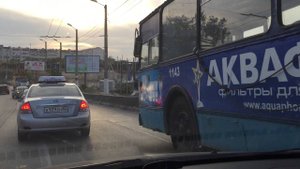 Пробка 07.10.2015 года. Севастополь. Юмашева. Студгородок.