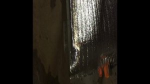 Батарея утеплена.