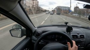 Новое место для разворота на пр.Ленина часть 1.От автора самого странного экзаменационного маршрута!