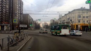 Екатеринбург -  Маршрут 05_ ост Шаумяна до ост. Шварца  метро Ботаническая ( 18. 04. 23 )