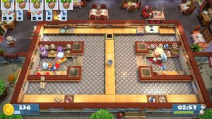 Overcooked 2, Kevin 1 4 stars (3 Players) FLOUR🍚