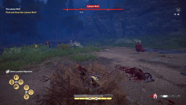 The  Easiest  Way To Kill Lykaon Wolf |  Assassin's Creed Odyssey