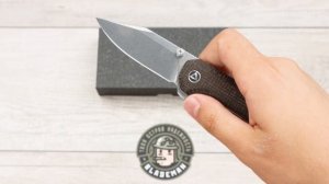 Нож QSP Kestrel, 14C28N, Micarta Dark Brown