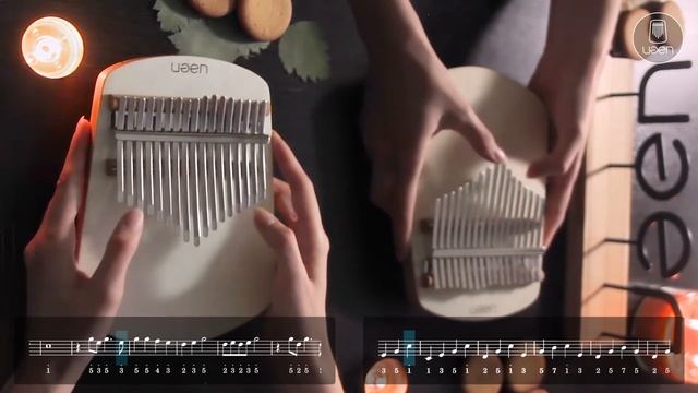 Спят усталые игрушки. Любимая колыбельная на калимбе! (+ноты и табы) смотреть онлайн