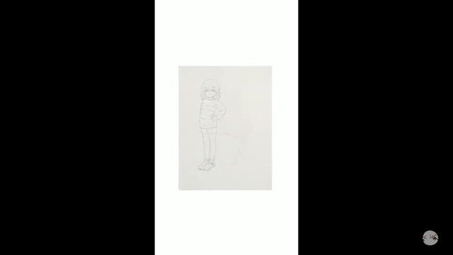 Speedpaint – Чара и Фриск из Aftertale 💞 смотреть онлайн