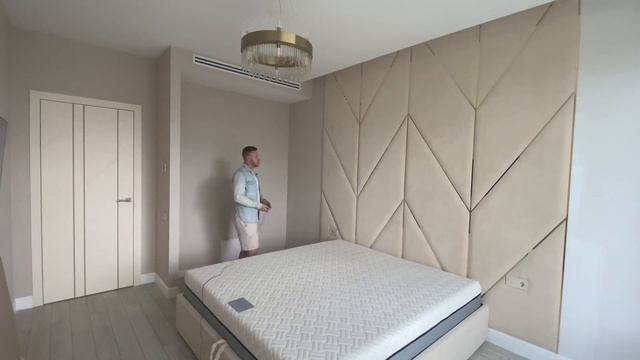 Мягкая стеновая панель в готовом интерьере➡️ по расчету проекта пишите в инстаграм bedpoint.ru смотреть онлайн