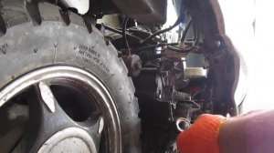 Лопнула  крышка масляного картера  скутера, замена, снятие и установка.