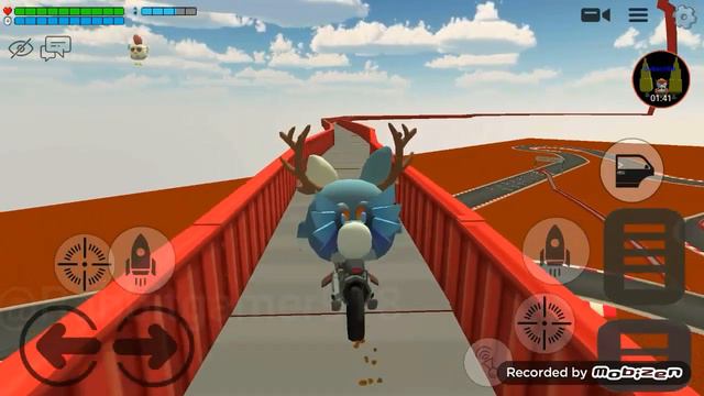 Biggest Road in lava | Chicken gun | Самая большая дорога в лаве | Куриный пистолет | смотреть онлайн